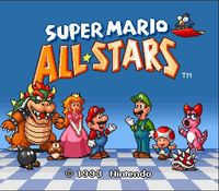 une photo d'Ã©cran de Super Mario All Stars sur Nintendo Super Nes